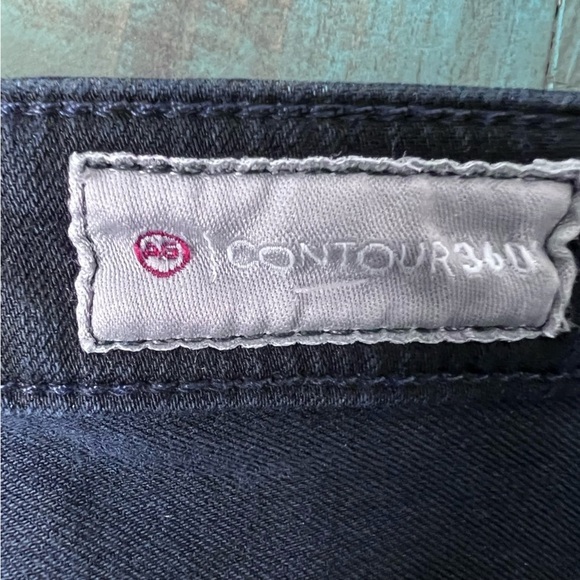 AG Adriano Goldschmied The Legging Ankle Skinny Ankle Jeans Size 27 Black Blue - Picture 5 of 11